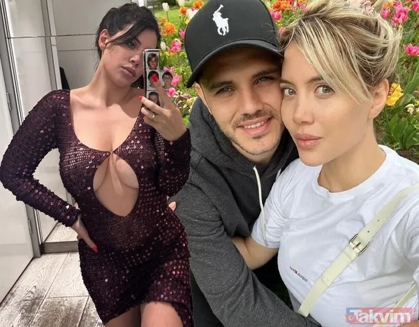 Icardi'yle barışan Wanda Nara yine açılıp saçıldı! "Yenge yapma yenge" - 1