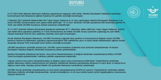 tcddden-marmaraydaki-fiyat-artisina-iliskin-aciklama-zamli-tarife-ibb-tarafindan-hukuksuz-bir-sekilde-yururluge-kondu-1641069521780.jpeg TCDD'den Marmaray'daki fiyat artışına ilişkin açıklama: Zamlı tarife İBB tarafından hukuksuz bir şekilde yürürlüğe kondu-3