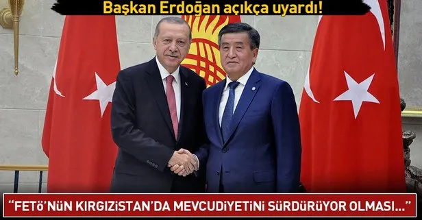 Başkan Erdoğan Kırgızistan’daki toplantıya başkanlık etti