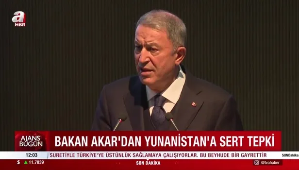 Hulusi Akar'dan Yunanistan'a tepki: Bu beyhude bir gayret!