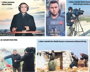 Turkuvaz Medya Afrin’de Mehmetçiğin yanında