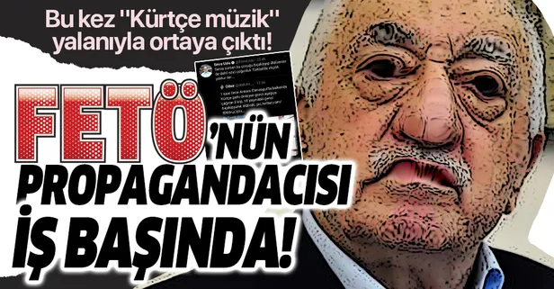 Son dakika: FETÖ’nün propaganda makinesi bu kez "Kürtçe müzik" yalanıyla ortaya çıktı! Operasyonun başını firari Emre Uslu çekiyor