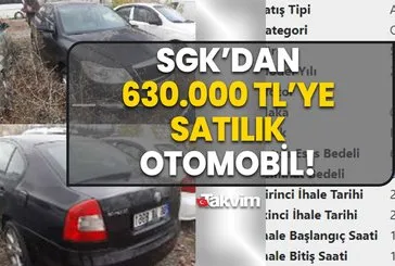 SGK’dan 630 bin TL’ye satılık 2011 model Skoda!