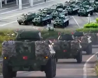 Tansiyon artıyor! Çinden sınıra yüzlerce askeri araçlık sevkiyat