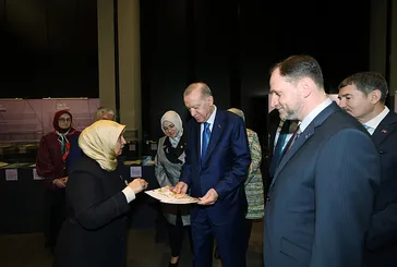 Açılışını Emine Erdoğan yapmıştı! Başkan Recep Tayyip Erdoğan Saklı Kalanlar sergisini ziyaret etti