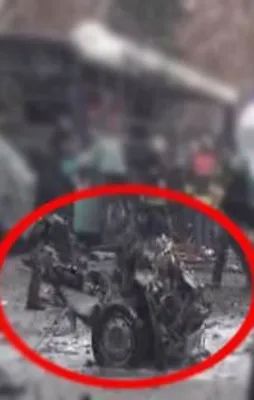 Bombalı araçta dikkat çeken ayrıntı!