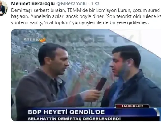 CHP skandallara doymuyor! Demirtaş'ın Kandil görüntülerini paylaşarak...-1