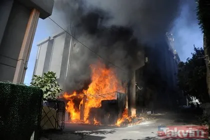 İstanbul Yenibosna’da yangın! Mobilya fabrikası alev alev yandı
