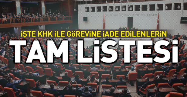 OHAL kapsamında 701 sayılı KHK Resmi Gazete'de yayımlandı-3