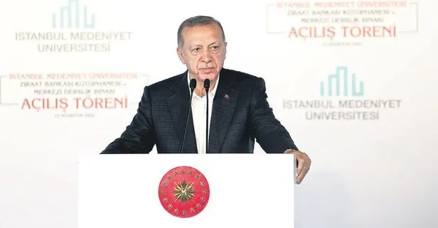 Başkan Erdoğan İstanbul’da Türkiye’nin en büyük kütüphanesini hizmete açtı