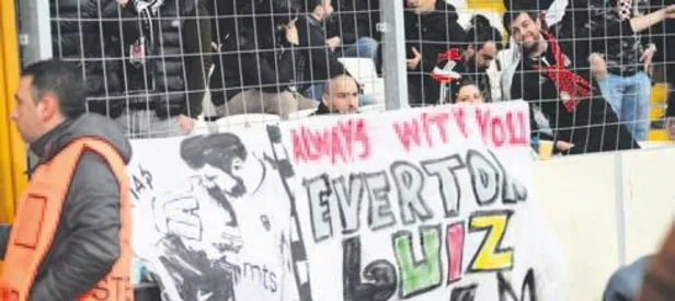 Everton’a pankartlı destek