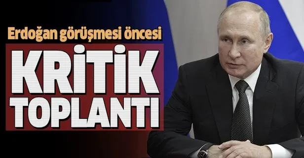 Son dakika: Rusya lideri Putin, Güvenlik Konseyini İdlib gündemiyle topladı