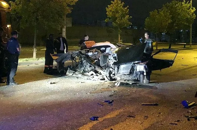 Ankara'da 'Drift' kovalamacası: 2 ölü, 1 yaralı