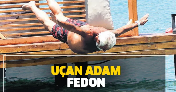 Uçan adam Fedon!
