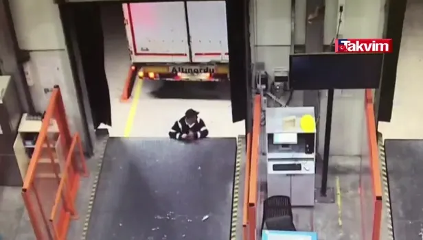 Dorse ile rampa arasına sıkışan işçi öldü