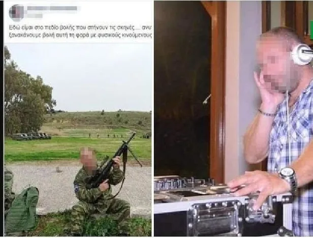 Yunan milli muhafızından kan donduran paylaşım: "Doğal hedeflerle atış yapmak için sabırsızlanıyorum"-1