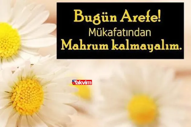 Arefe (arife) günü resimli cep telefonu mesajları sözleri 2022! Anneye, babaya, eşe, sevgiliye Arefe günü Whatsapp SMS mesajları!