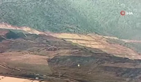 Son dakika: Erzincan İliç'teki toprak kaymasının yeni görüntüleri ortaya çıktı-2