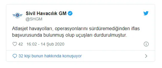 Son dakika: Atlasglobal iflas başvurusu yaptı! Uçuşları resmen durdurdu-1
