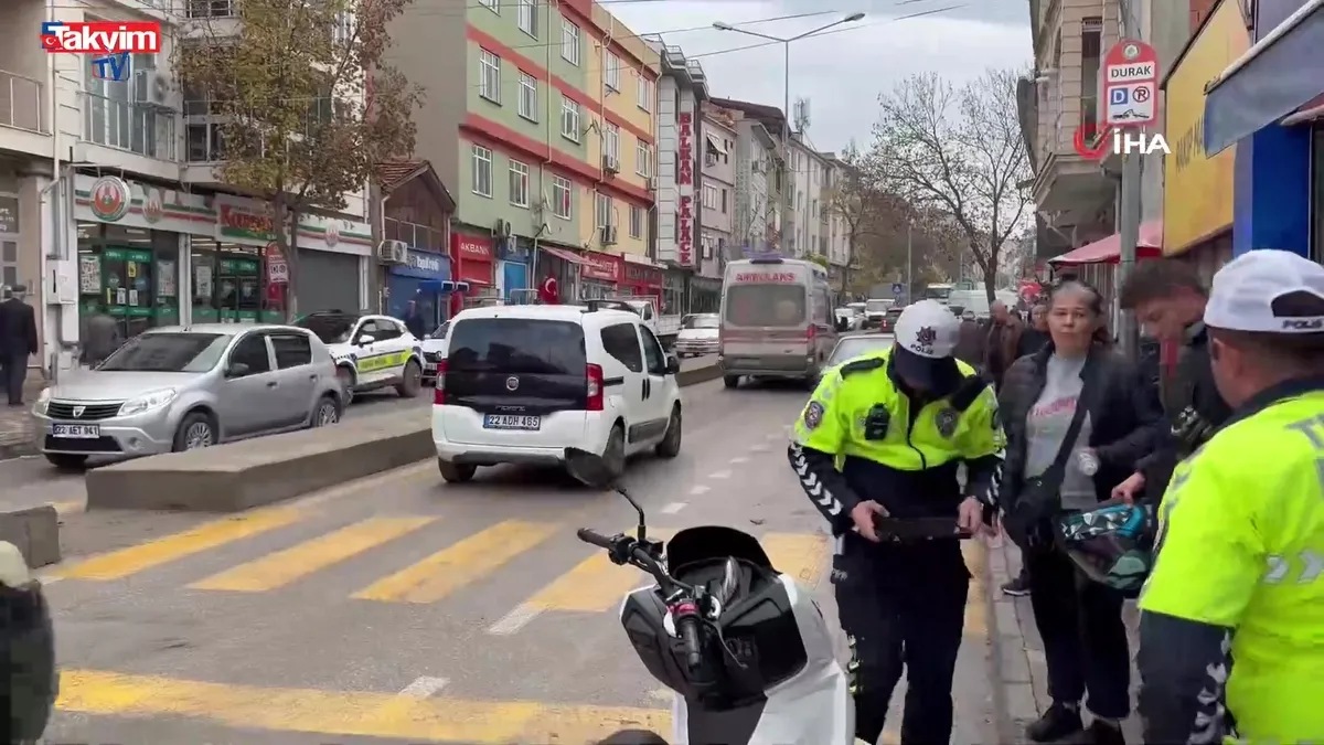 Edirne'de motosiklet devrildi: 1 yaralı