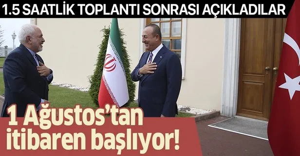 Son dakika: Dışişleri Bakanı Çavuşoğlu, İran Dışişleri Bakanı Zarif ile bir araya geldi! İran’a uçuşlar ne zaman başlayacak?