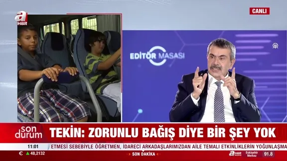 Okullara öğrenci kayıt sırasında zorunlu bağış var mı? Bakan Yusuf Tekin'den net yanıt: "Kimse benden para istiyorlar diyemez"