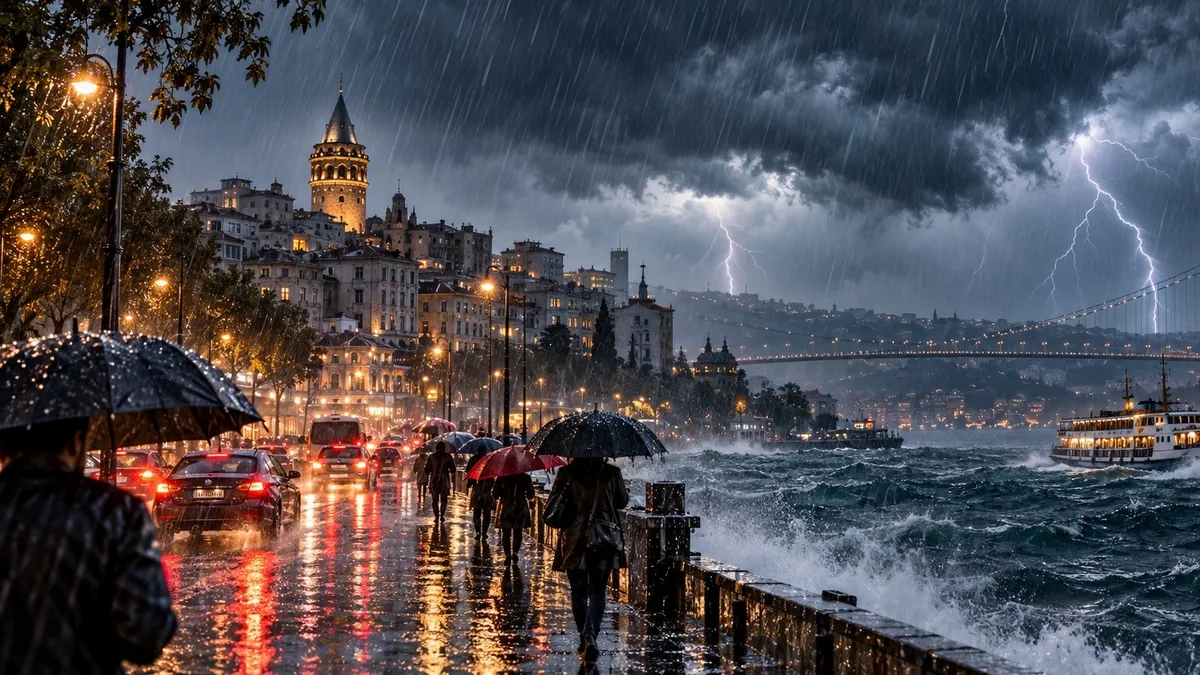 İstanbul’da yağmur gün boyu sürecek! Meteoroloji 29 Ekim’de kuvvetli yağış beklenen illeri açıkladı