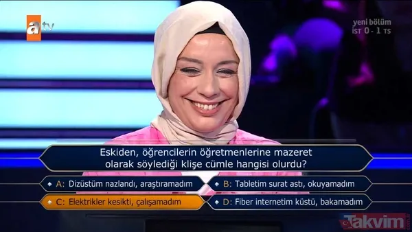 Kenan İmirzalıoğlu'nun sunduğu Kim Milyoner Olmak İster'de hareketleri ve cevaplarıyla geceye damga vuran yarışmacı! - 30