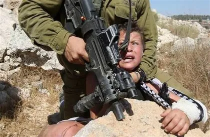 İsrail askeri çocuklara saldırdı