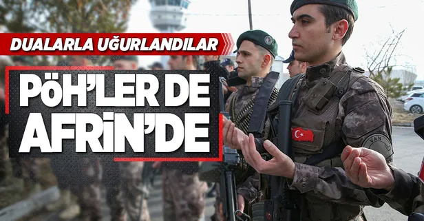 PÖH'ler Afrin'e dualarla uğurlandı