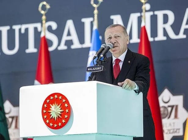Son dakika: Malazgirt Zaferi'nin 949. yıl dönümünde Başkan Erdoğan'dan Yunanistan'a çok sert Doğu Akdeniz tepkisi-1