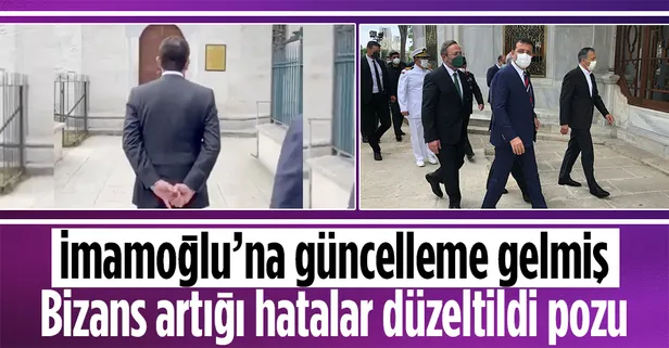 İmamoğlu milletten dersini almış! Fatih Sultan Mehmet Türbesi’ndeki tepki çeken hareketi unutturma çabası