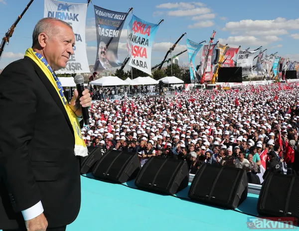 Cumhur İttifakı Ankara miting alanı saatler öncesinden doldu taştı - 18
