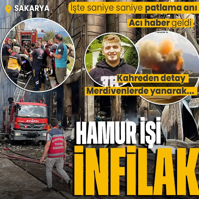 Sakaryada makarna fabrikasında patlama! Hayatını kaybeden işçinin kimliği belli oldu... 30 yaralı var