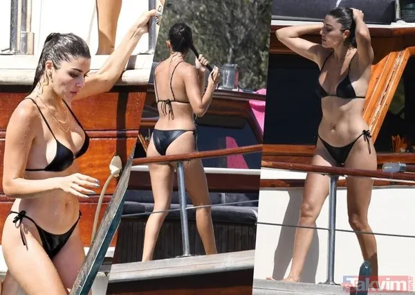 Bir Zamanlar Çukurova'nın Gülten'i Selin Genç tatilci moduna girdi sarı straplez elbisesiyle yaktı geçti! Her haliyle güzel - 35