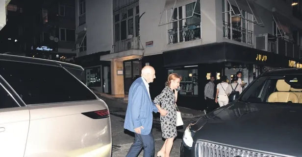 İş insanı İnan Kıraç Bebek Otel'den çıkarken görüntülendi