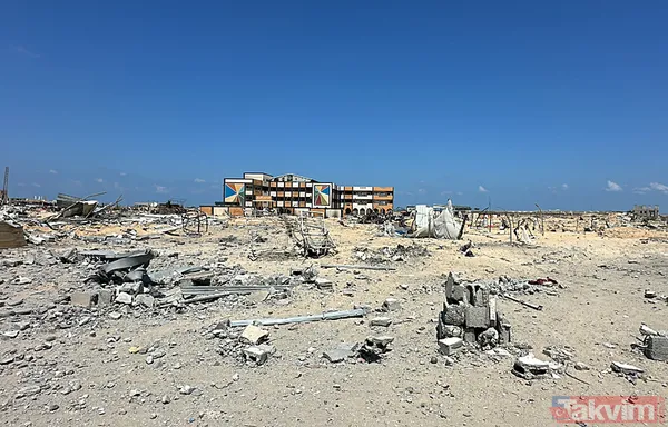 Han Yunus'tan geri acı kaldı! Soykırımcı İsrail Gazze'deki yıkımı böyle görüntülendi - 26