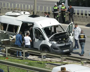 Öğrenci servisinde patlama! Yaralılar var