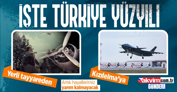 Yerli tayyareden Kızılelma'ya... Başkan Erdoğan o görüntüleri izletti: İşte Türkiye Yüzyılı