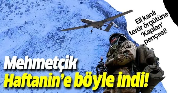 Pençe-Kaplan Operasyonu’nda kahraman Türk askeri Haftanin’e işte böyle indi!