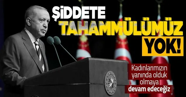 Son dakika: Başkan Recep Tayyip Erdoğan’dan ’kadına şiddetle mücadele’ mesajı