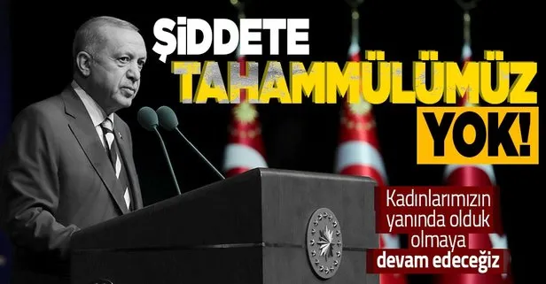Başkan Erdoğan’dan ’kadına şiddetle mücadele’ mesajı