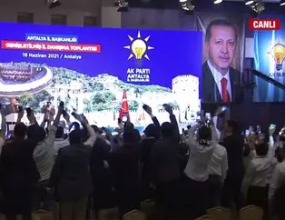 Erdoğan’a Müslüm Gürses şarkısı ile karşılama