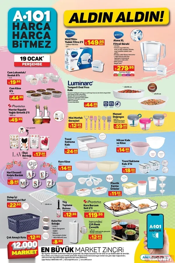 A101 aktüel ürünler kataloğu az evvel yayımlandı! Dev markalarda şok indirimler başladı! 24 Ocak A101 FİYAT LİSTESİ! Salça, bulgur, ciğer... - 5