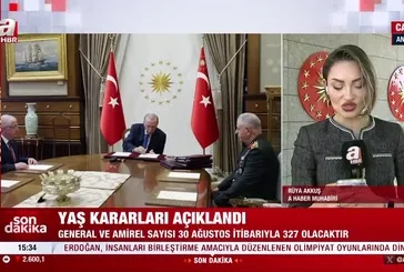 YAŞ kararları açıklandı! İşte detaylar