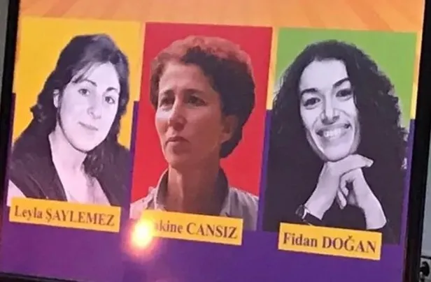 HDP'li vekiller Paris'te öldürülen PKK'lı teröristleri anma töreninde-1