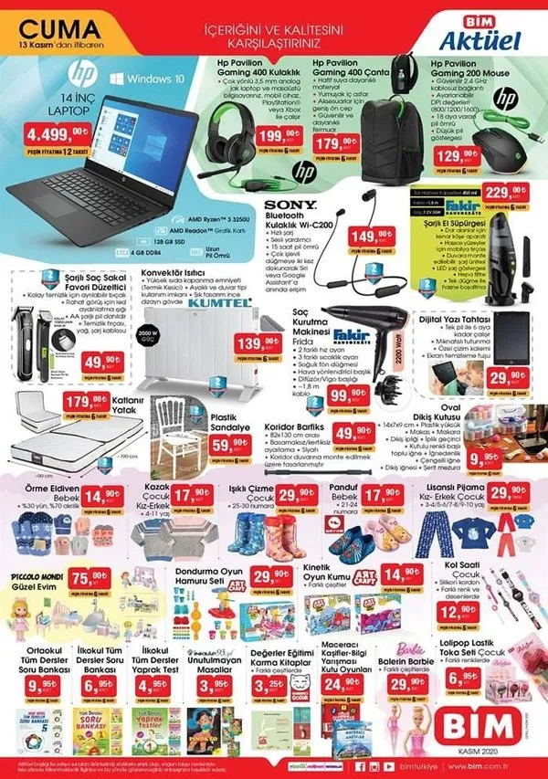 bu hafta hp laptop satisa cikiyor
