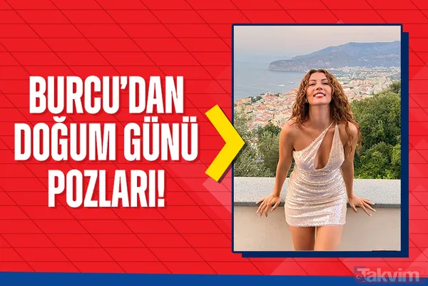 Burcu Özberk’ten sosyal medyayı sallayan doğum günü pozları! Kırmızılar içinde paylaştı! - 1