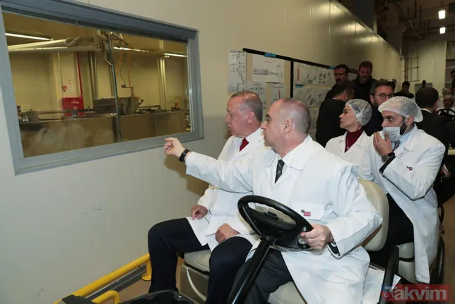 BaÅkan ErdoÄan EskiÅehir'de ETİ Fabrikası'nı ziyaret etti