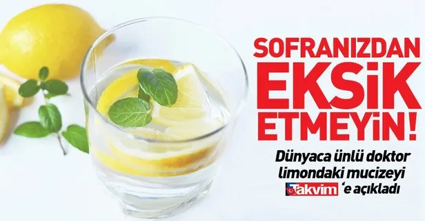 Limon suyu bağırsak dostu